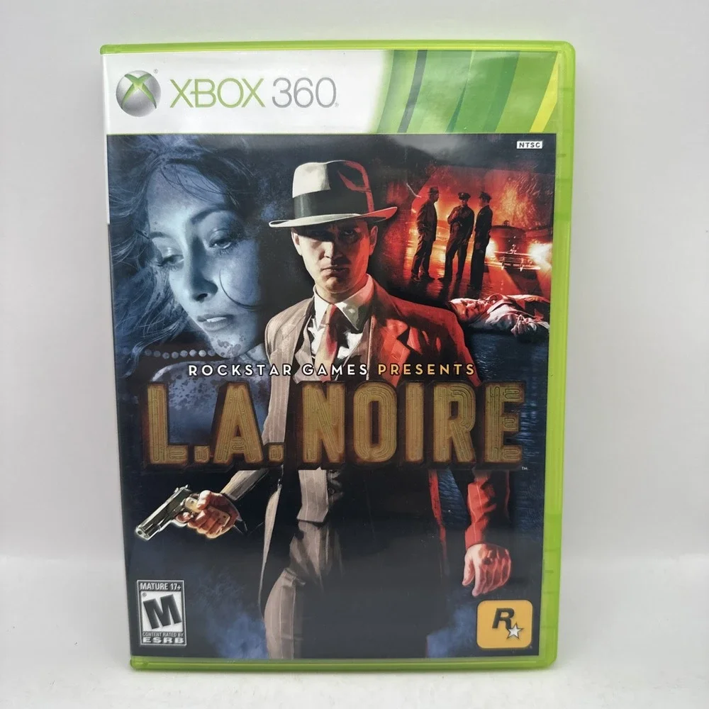 LA Noire Microsoft Xbox 360 3 disc Complete CIB Manual Film Strips VGC
